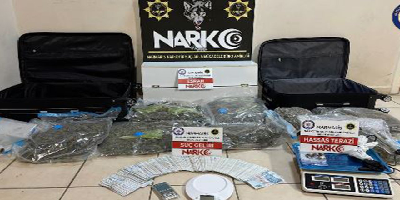 Muğla'da 7 kilogram esrar ele geçirildi: 5 tutuklama