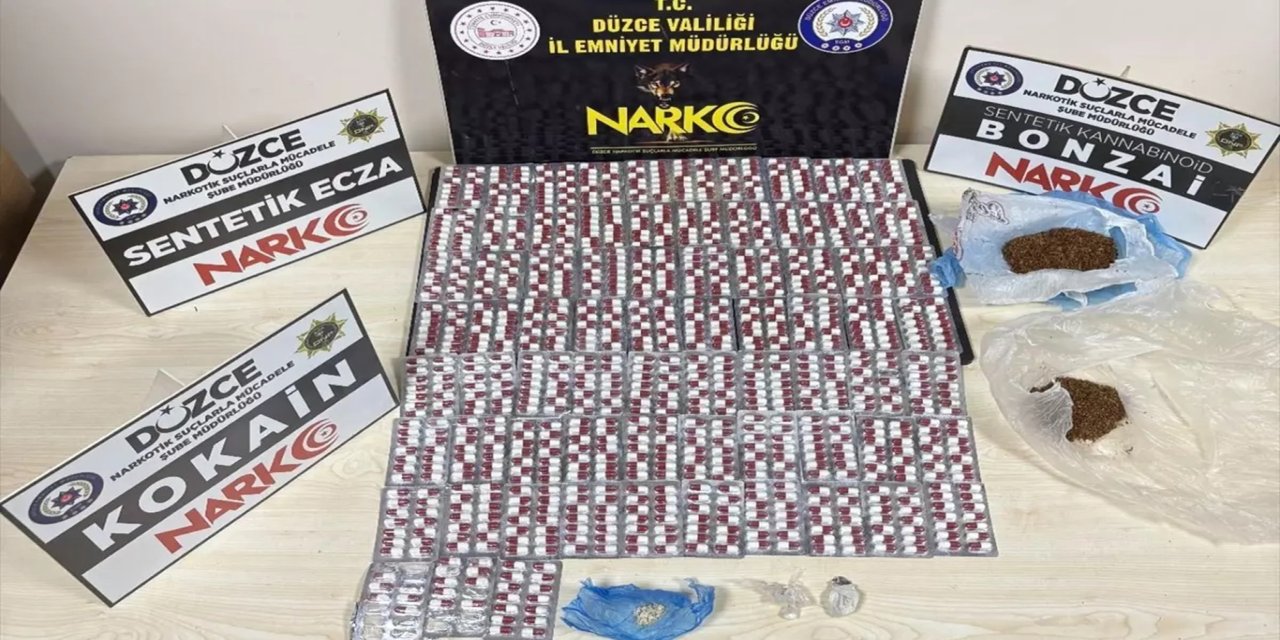 Düzce'de uyuşturucu operasyonu: 4 tutuklama