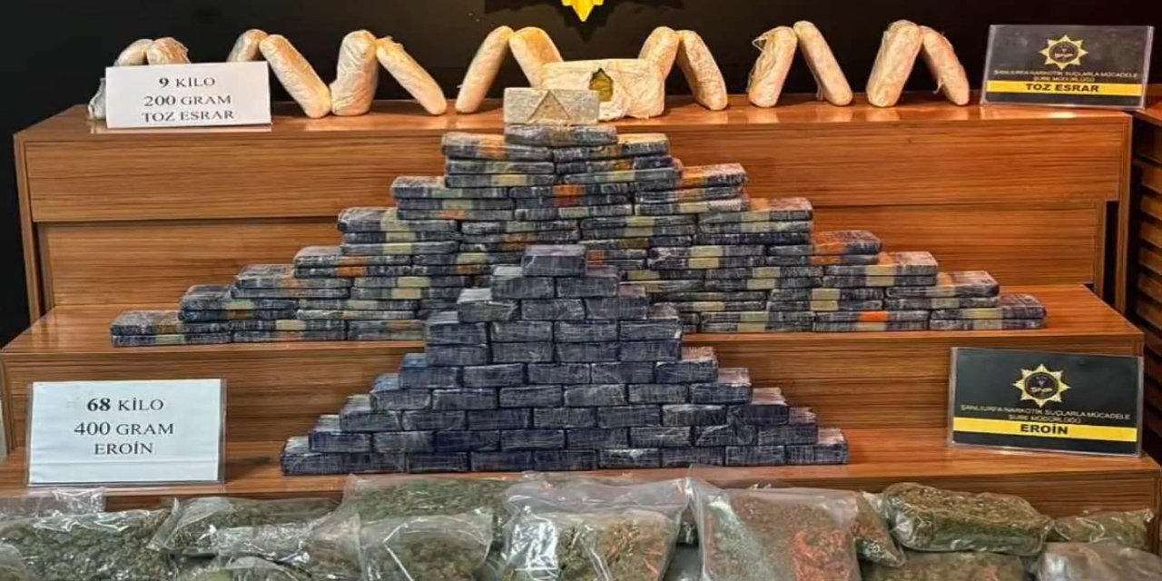 2025’te Şanlıurfa’da uyuşturucuya ağır darbe: 801 tutuklama