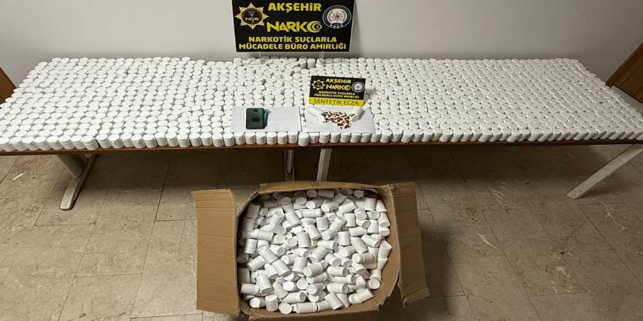Konya Akşehir’de uyuşturucu operasyonu