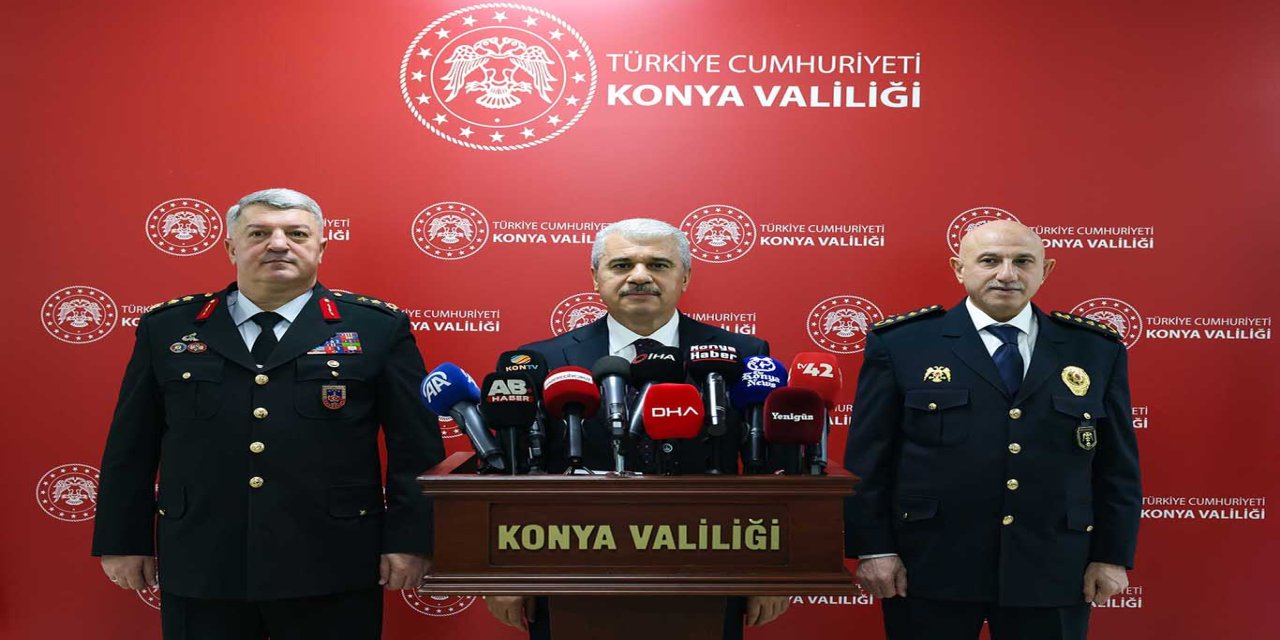 Konya'nın 2025 yılı asayiş ve güvenlik verileri açıklandı