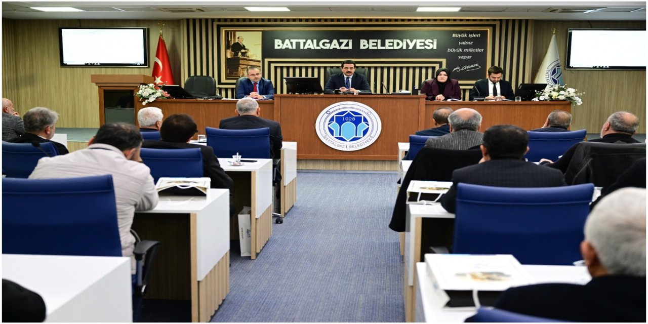 Battalgazi Belediye Meclisi 2026 yılı ilk toplantısını gerçekleştirdi