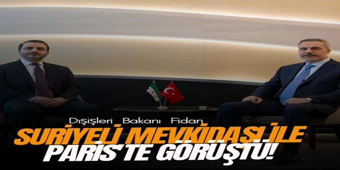 Dışişleri Bakanı Fidan ve Suriyeli mevkidaşı Esad Paris'te görüştü