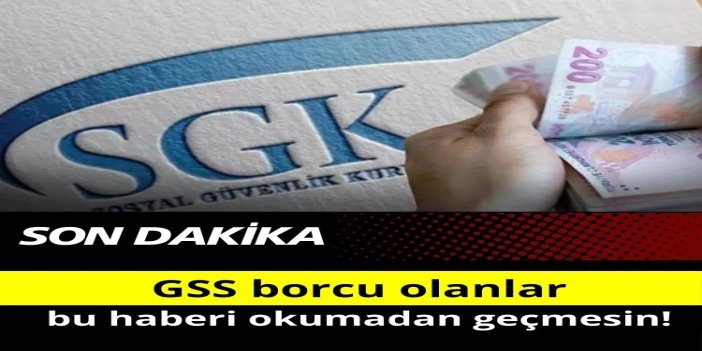 GSS borcu olanlara sağlık hizmeti için süre uzatımı