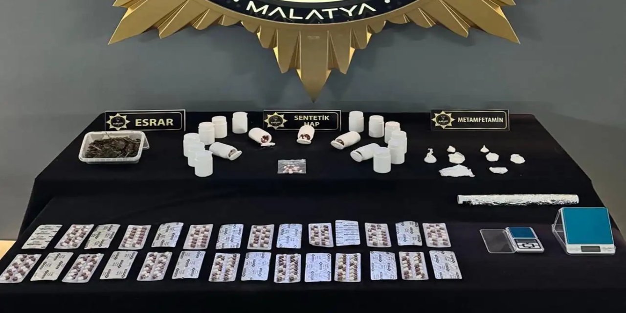 Malatya'da uyuşturucudan 13 tutuklama