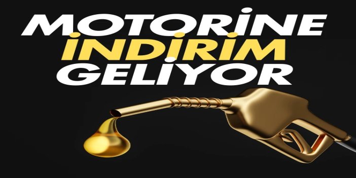 Motorine 1,35 lira indirim bekleniyor