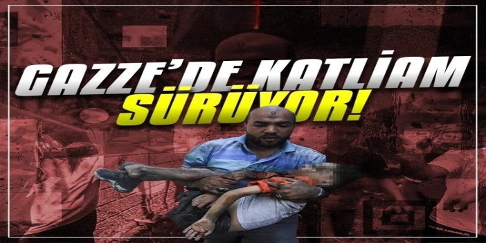 Gazze'de yeni katliam: Siyonist rejim Tuffah Mahallesi'ni vurdu