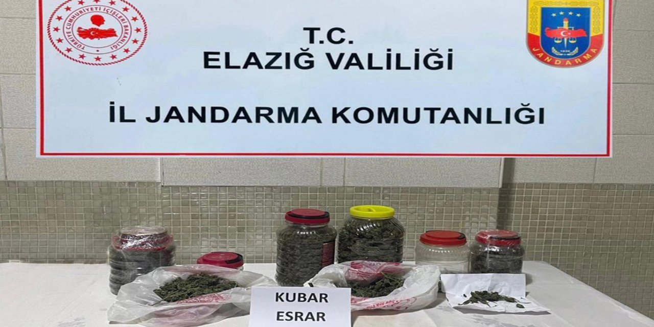 Elazığ’da uyuşturucu operasyonu: Bir tutuklama
