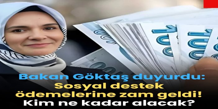 Evde bakım, SED ve engelli aylıkları artırıldı