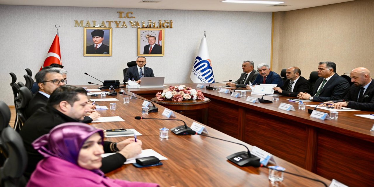Malatya'da İl İstihdam ve Mesleki Eğitim Kurulu 1. Olağan Toplantısı yapıldı