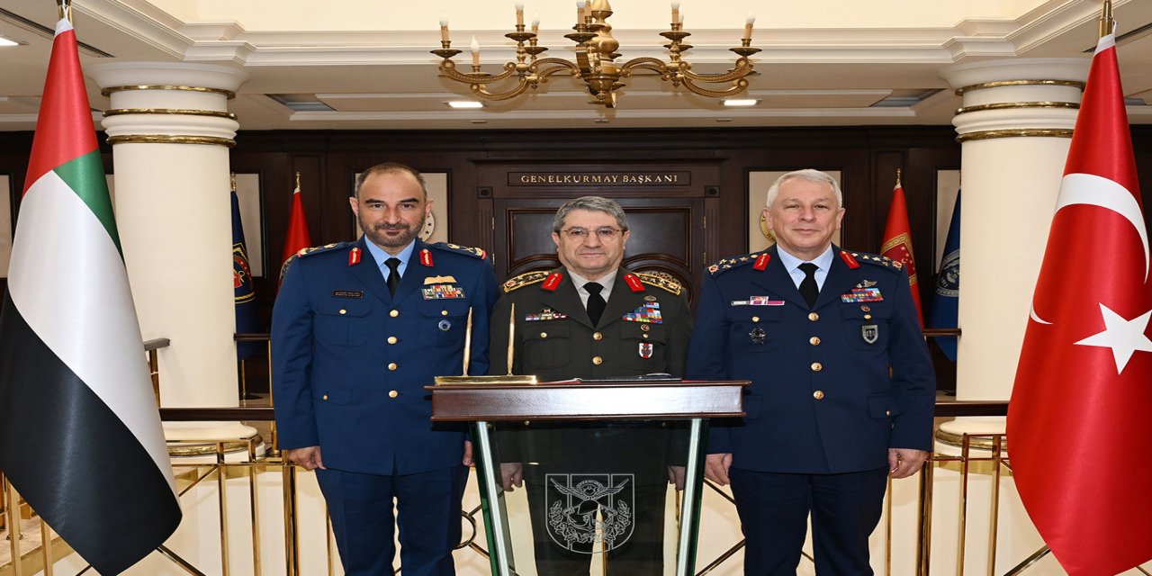 Genelkurmay Başkanı Bayraktaroğlu, BAE Hava Kuvvetleri Komutanı’nı kabul etti