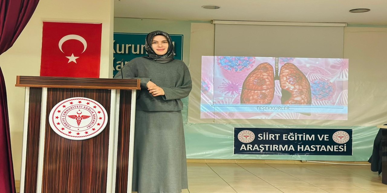 Siirt’te sağlık çalışanlarına verem farkındalık eğitimi