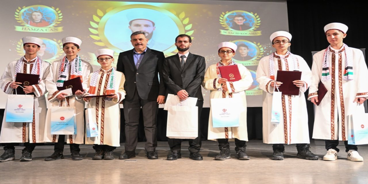 Erzurum’da 71 öğrenciye hafızlık belgesi takdim edildi