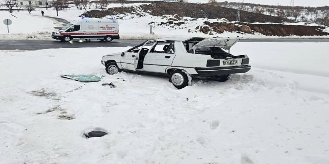 Bingöl’de trafik kazası: 3 yaralı