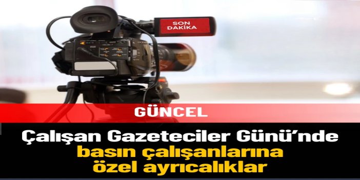 Çalışan Gazeteciler Günü’nde basın çalışanlarına sigorta desteği