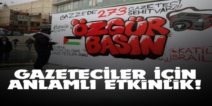 ANFİDAP’tan Gazze’de şehit edilen gazeteciler için anlamlı etkinlik