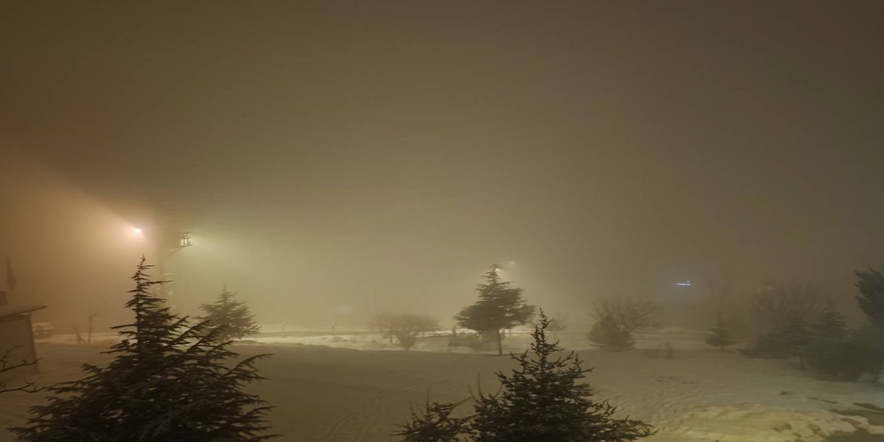 Malatya'da yoğun sis etkili oluyor