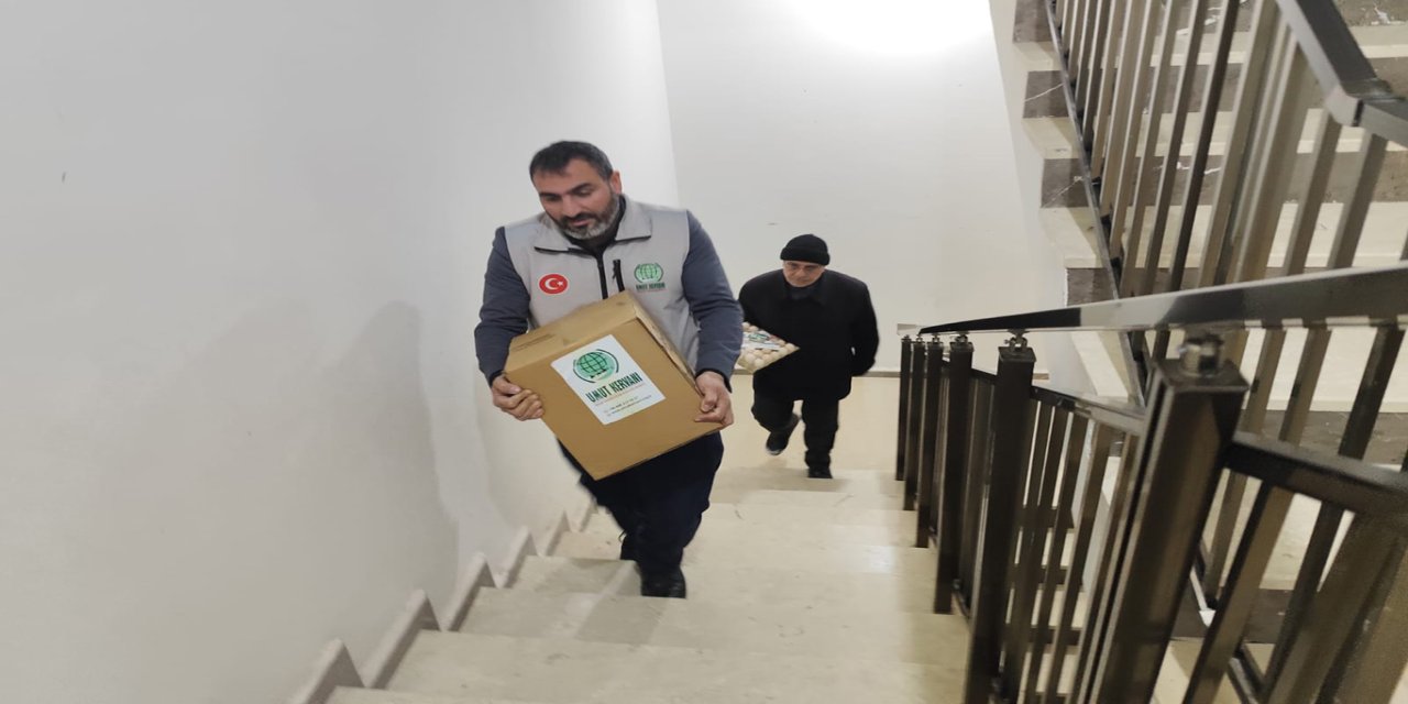 Malatya Umut Kervanı'ndan 100 aileye destek