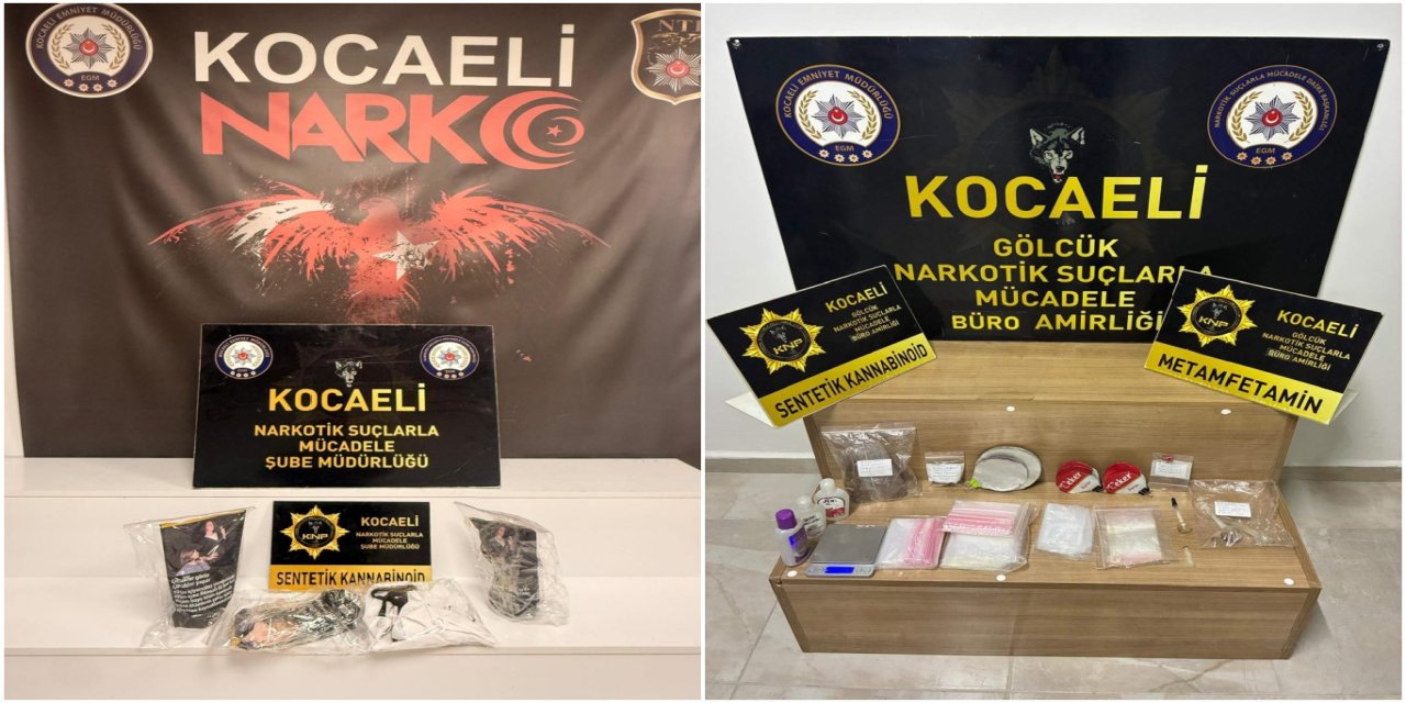 Kocaeli’de narkotik operasyonunda 5 şüpheli yakalandı