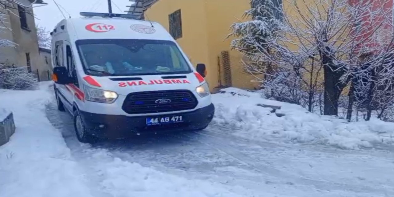 Kar yağışı nedeniyle mahsur kalan hastalar için yoğun çaba