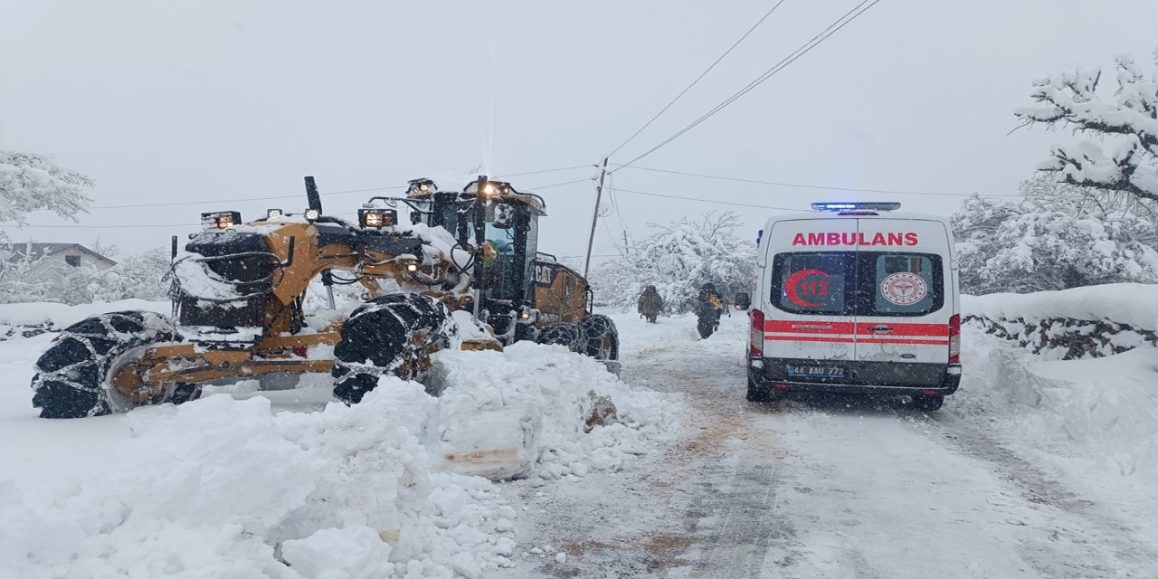 Malatya'da çok sayıda mahalle yolu ulaşıma açıldı