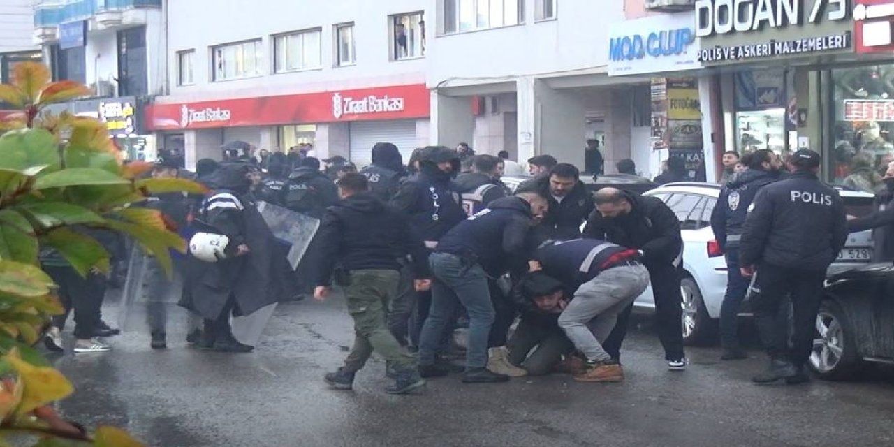 Cizre’de Suriye protestosu sonrası arbede: 2 gözaltı