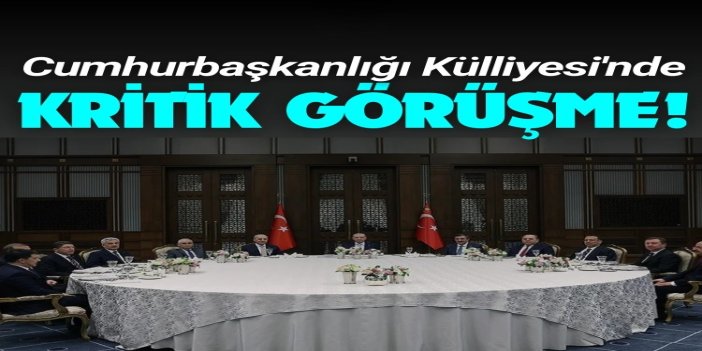 Cumhurbaşkanı Erdoğan yasama, yürütme ve yargı organlarının temsilcileriyle bir araya geldi