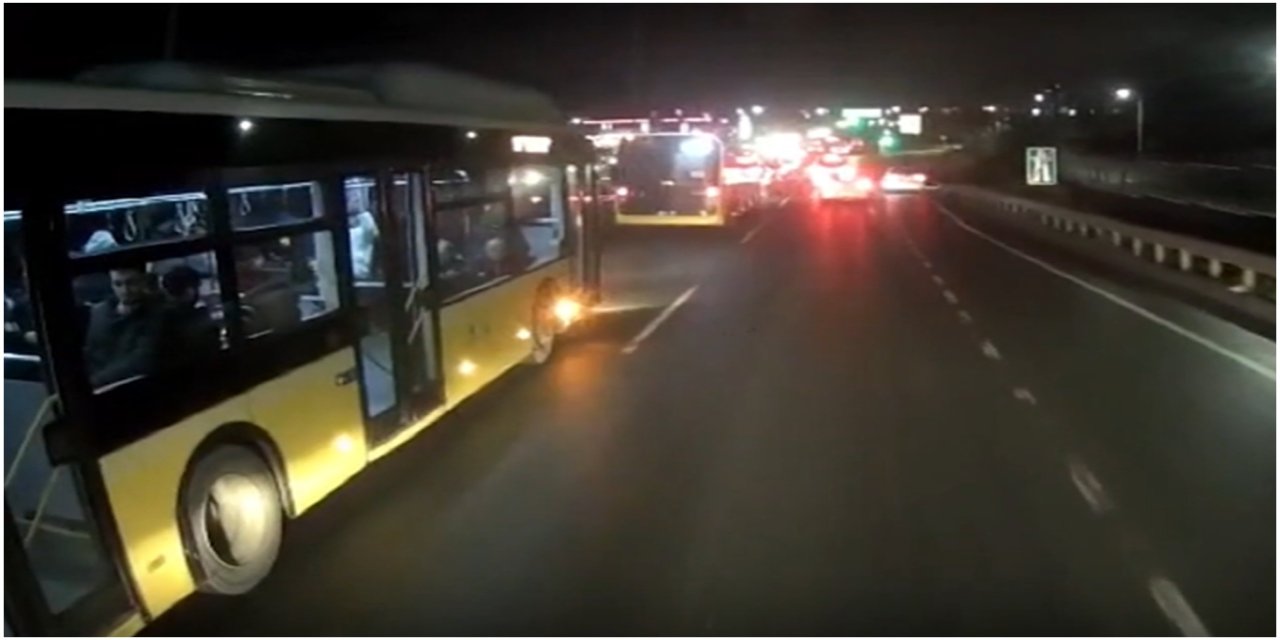 Başakşehir’de 3 İETT otobüsü çarpıştı: 5 yaralı