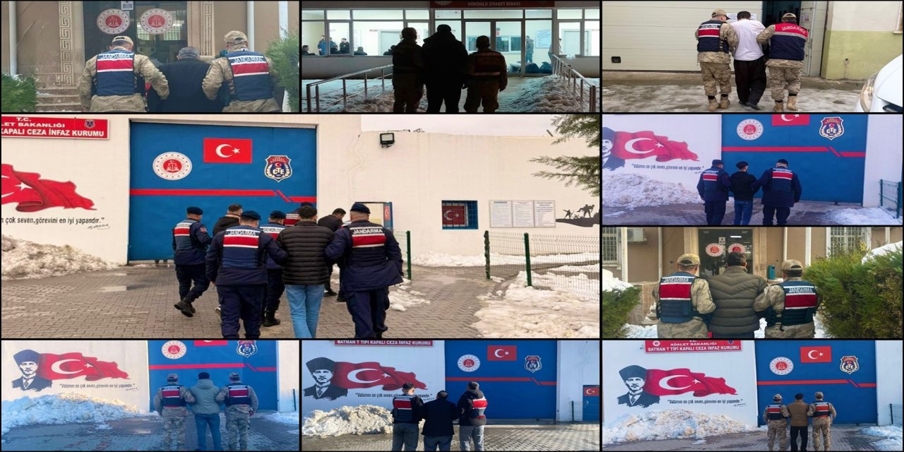 Batman'da aranan 30 şahıs yakalandı