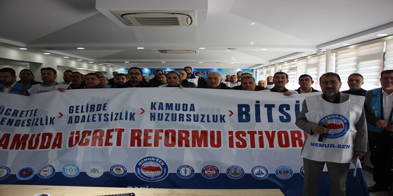 Memur-Sen Gaziantep Şubesi'nden kamuda ücret ve gelir adaletsizliğine sert çıkış