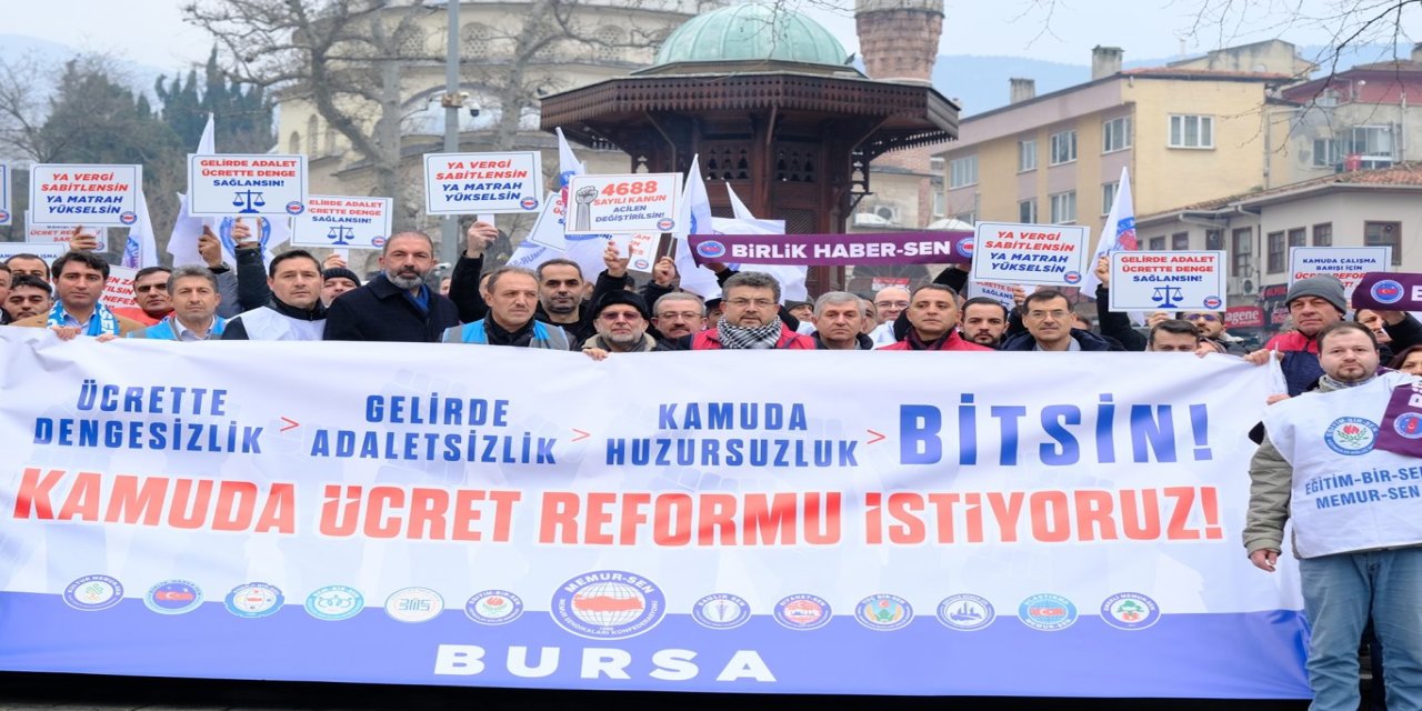 Memur-Sen Bursa'dan kamuda ücret adaletsizliğine tepki