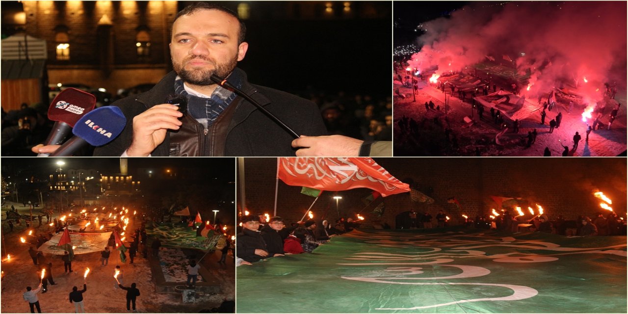 Dünya Kudüs Haftası'nda Diyarbakır'da "Gençlik Gazze ile Birlikte" etkinliği düzenlendi