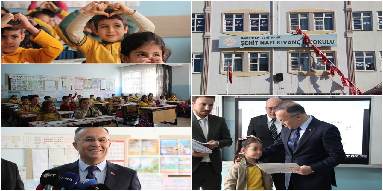 Gaziantep'te 690 bin öğrenci karne sevinci yaşadı