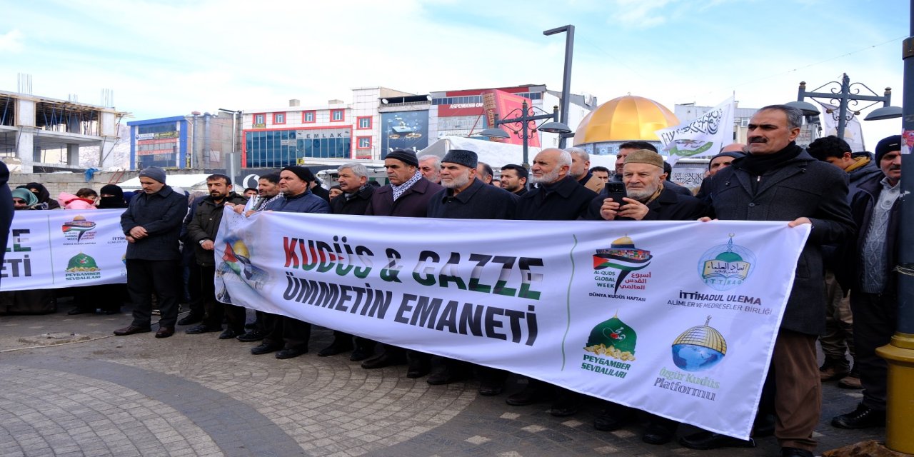 Van’da STK'lardan “Dünya Kudüs Haftası” açıklaması: Kudüs, özgür olana kadar gündemde kalacak