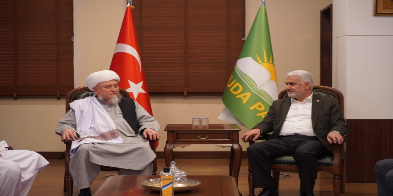 HÜDA PAR Genel Başkanı Yapıcıoğlu, Afganistan Büyükelçisi'ni ağırladı
