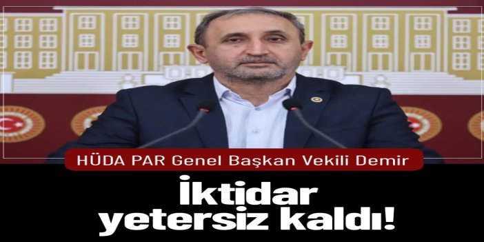 HÜDA PAR Genel Başkan Vekili Demir: Uyuşturucu, kumar ve sanal bahisle mücadelede iktidar yetersiz kaldı