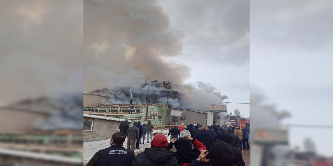 Erzurum’da kereste fabrikasında patlama: 5 yaralı