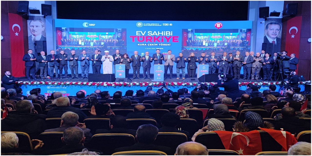 Bakan Kurum, Malatya’da 9 bin 659 konutun kura çekiminde konuştu