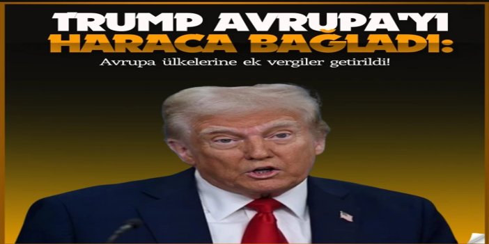 Trump, Grönland planını desteklemeyen 8 Avrupa ülkesine yüzde 10 gümrük vergisi getirdi