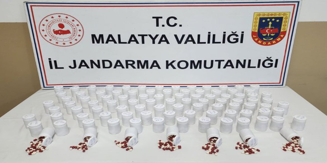 Malatya’da uyuşturucu operasyonu: 5 bin sentetik hap ele geçirildi, 2 gözaltı