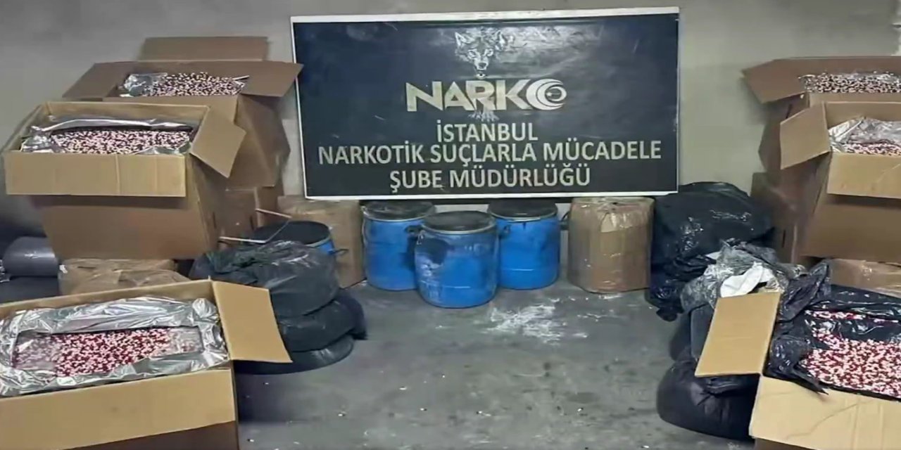 Zehir satıcılarına darbe: 2 milyon 760 bin uyuşturucu hap ele geçirildi