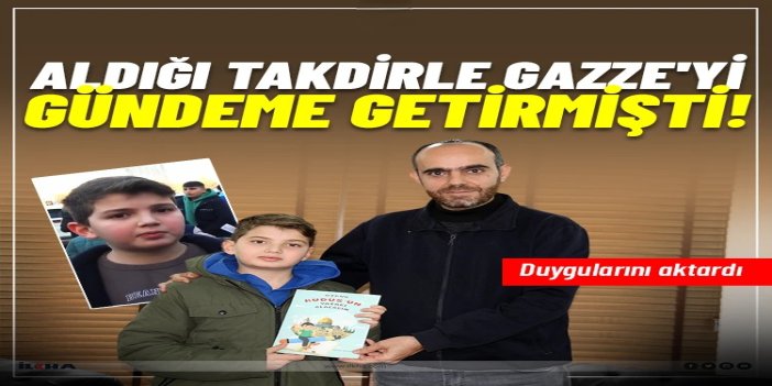 Takdir alan Mahmut Sami: Verdiğim röportajla Gazze'nin yeniden gündeme gelmesi beni sevindirdi