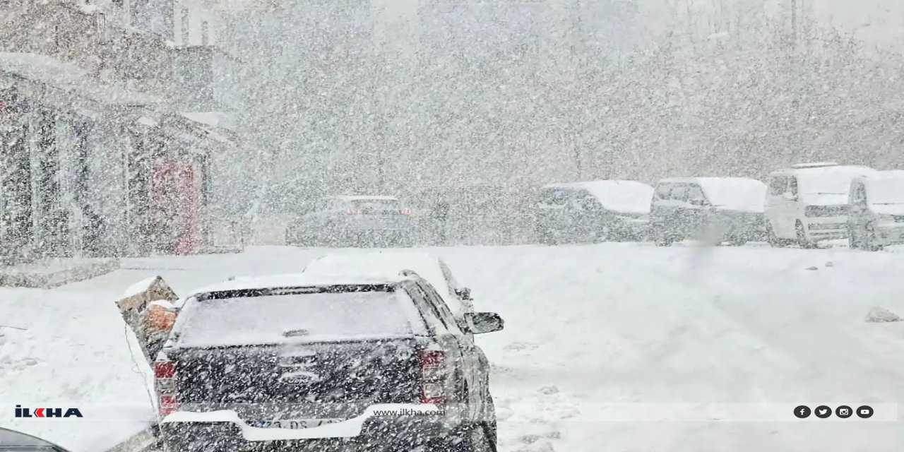 Şırnak için kar ve çığ uyarısı