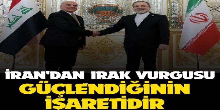 İran: ABD birliklerinin çekilmesi Irak'ın bağımsızlığının güçlendiğinin işaretidir