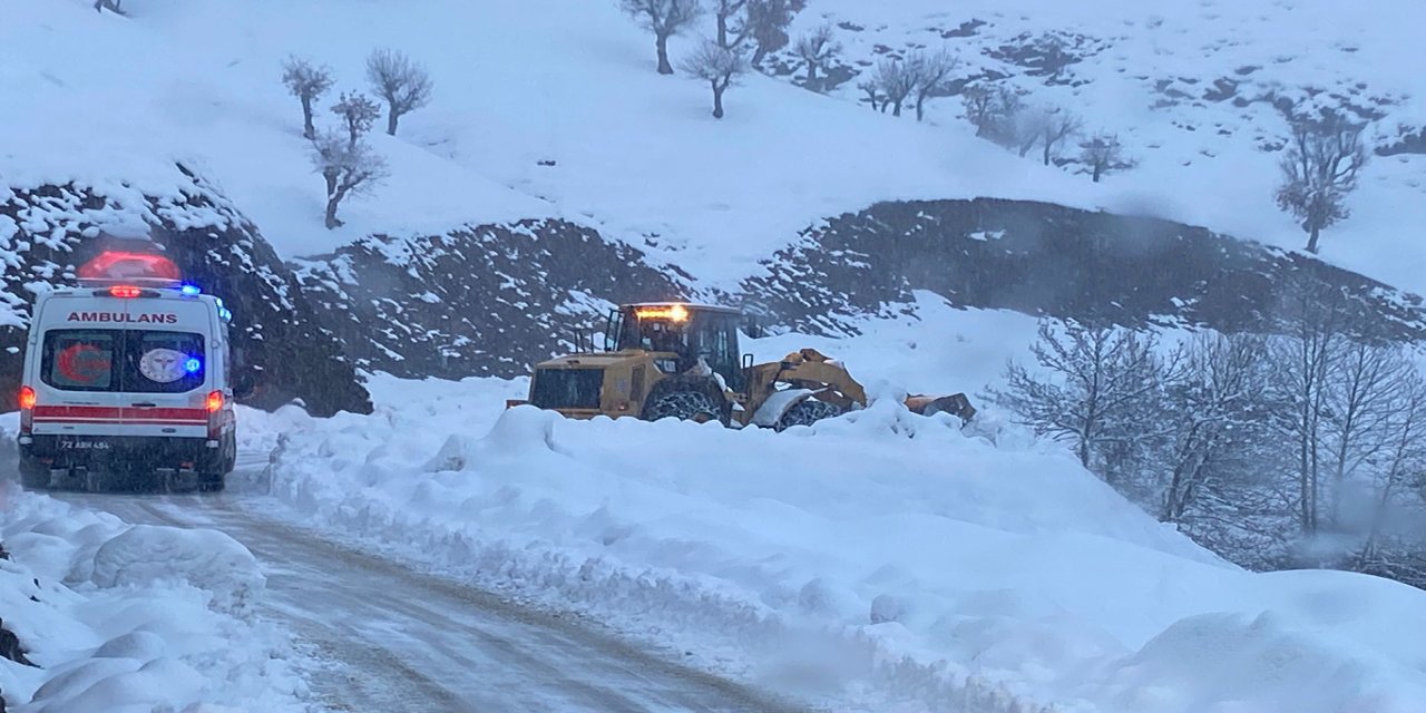 Batman'da kışa rağmen hayat kurtaran çalışma