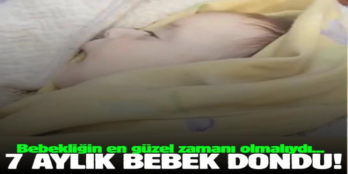 Gazze'de 7 aylık bebek donarak hayatını kaybetti