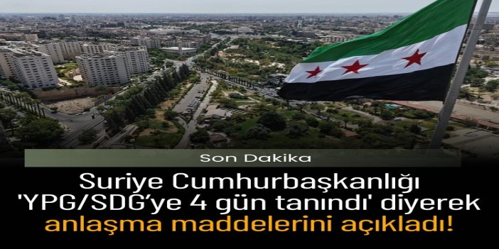 Şam'dan PKK/SDG'ye süre: Haseke'nin devlete entegrasyonu için son 4 gün