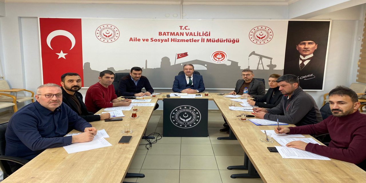 Bağımlılıkla Mücadele Batman Modeli'nde ilk koordinasyon toplantısı yapıldı