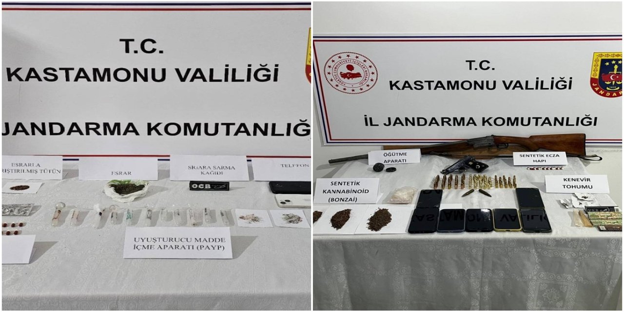 Kastamonu’da uyuşturucu operasyonu: 19 gözaltı