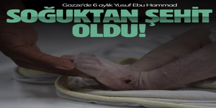Gazze'de bir bebek soğuk nedeniyle can verdi